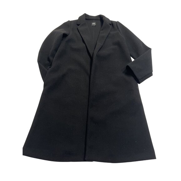 Zara Long Sleeve Coat in Black - Picture 1 of 4